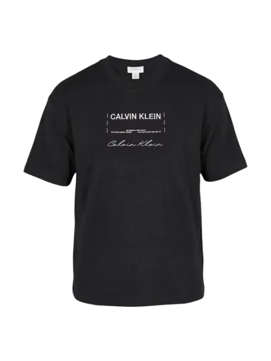 Calvin Klein Jeans Herren T-Shirt Schwarz | online kaufen