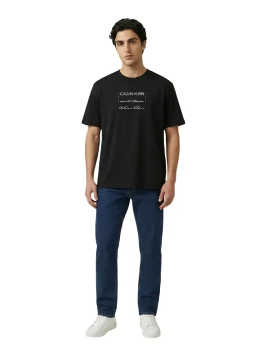 Calvin Klein Jeans Herren T-Shirt Schwarz | online kaufen