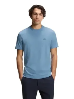 Boss Herren T-Shirt Azurblau leihen - Flex-Fashion Verleih