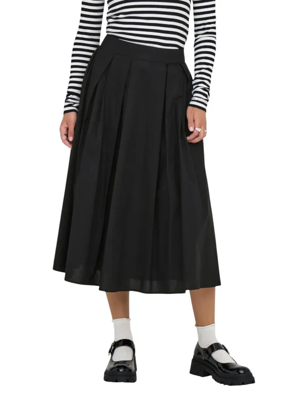 Only Damen Rock Schwarz | online kaufen
