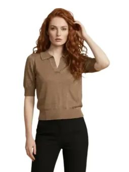 Only Damen Polo Beige mieten – Flex-Fashion Verleih-Shop