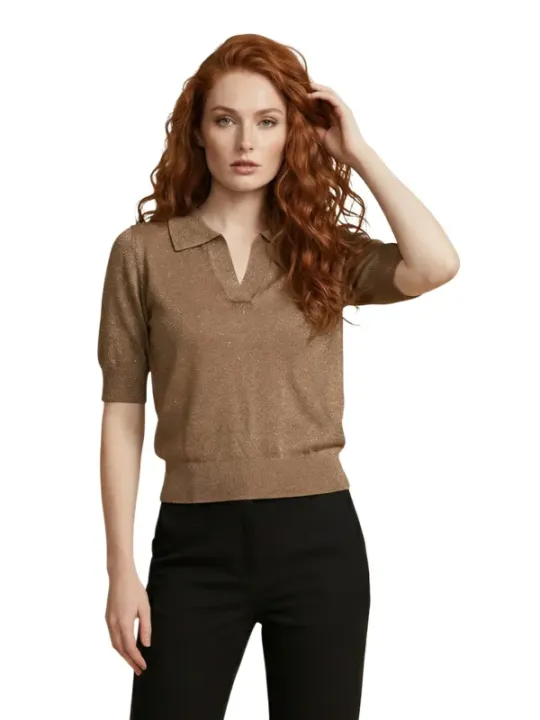 Only Damen Polo Beige | online kaufen