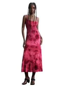 Desigual Damen Kleid Fuchsinrot mieten | Flex-Fashion Verleih
