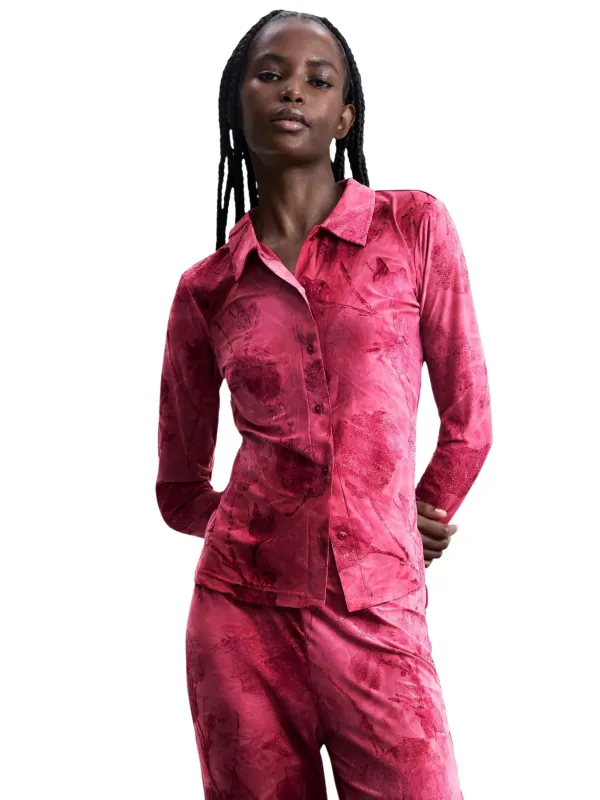 Desigual Damen Hemd Fuchsinrot | online kaufen