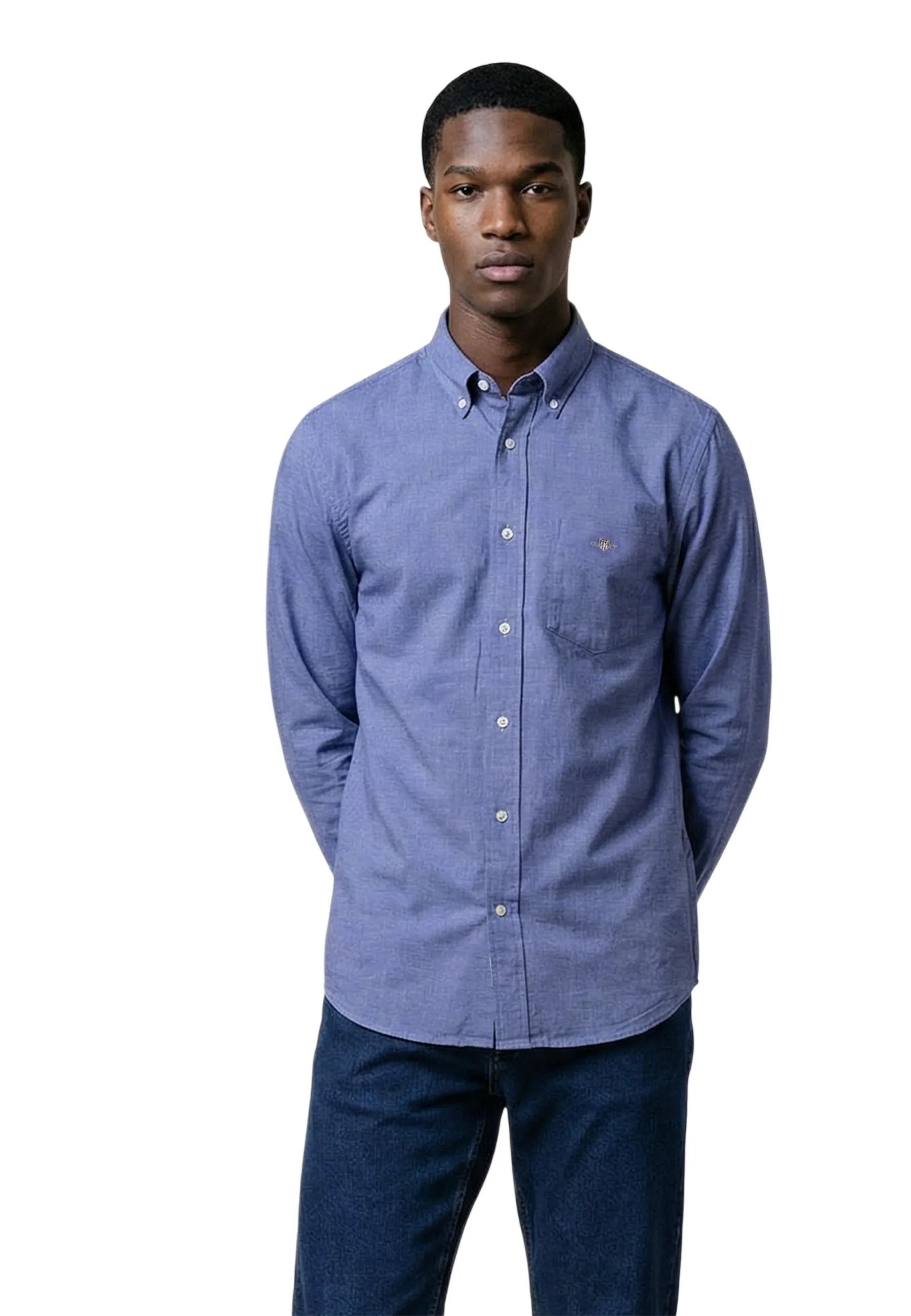 GANT Herren Hemd Azurblau 516577