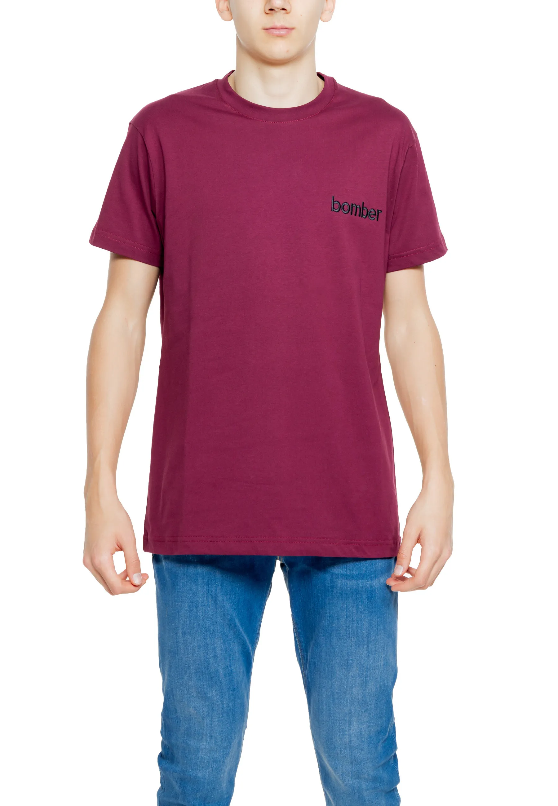Herren T-Shirt Bordeaux 474160