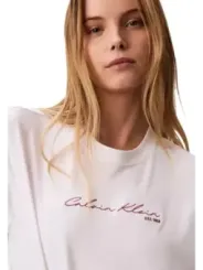 Calvin Klein Jeans Damen T-Shirt Weiß | online kaufen