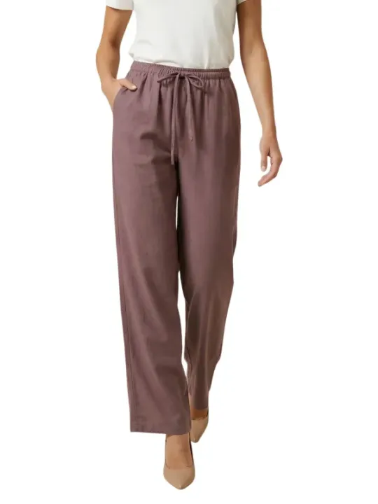 Jacqueline De Yong Damen Hose Violett | online kaufen