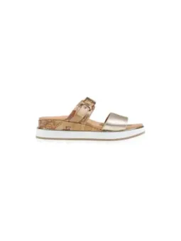 Alviero Martini Prima Classe Damen Pantolette Beige