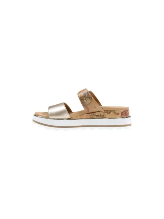 Alviero Martini Prima Classe Damen Pantolette Beige