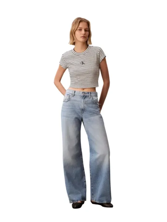 Calvin Klein Jeans Damen Top Schwarz | online kaufen