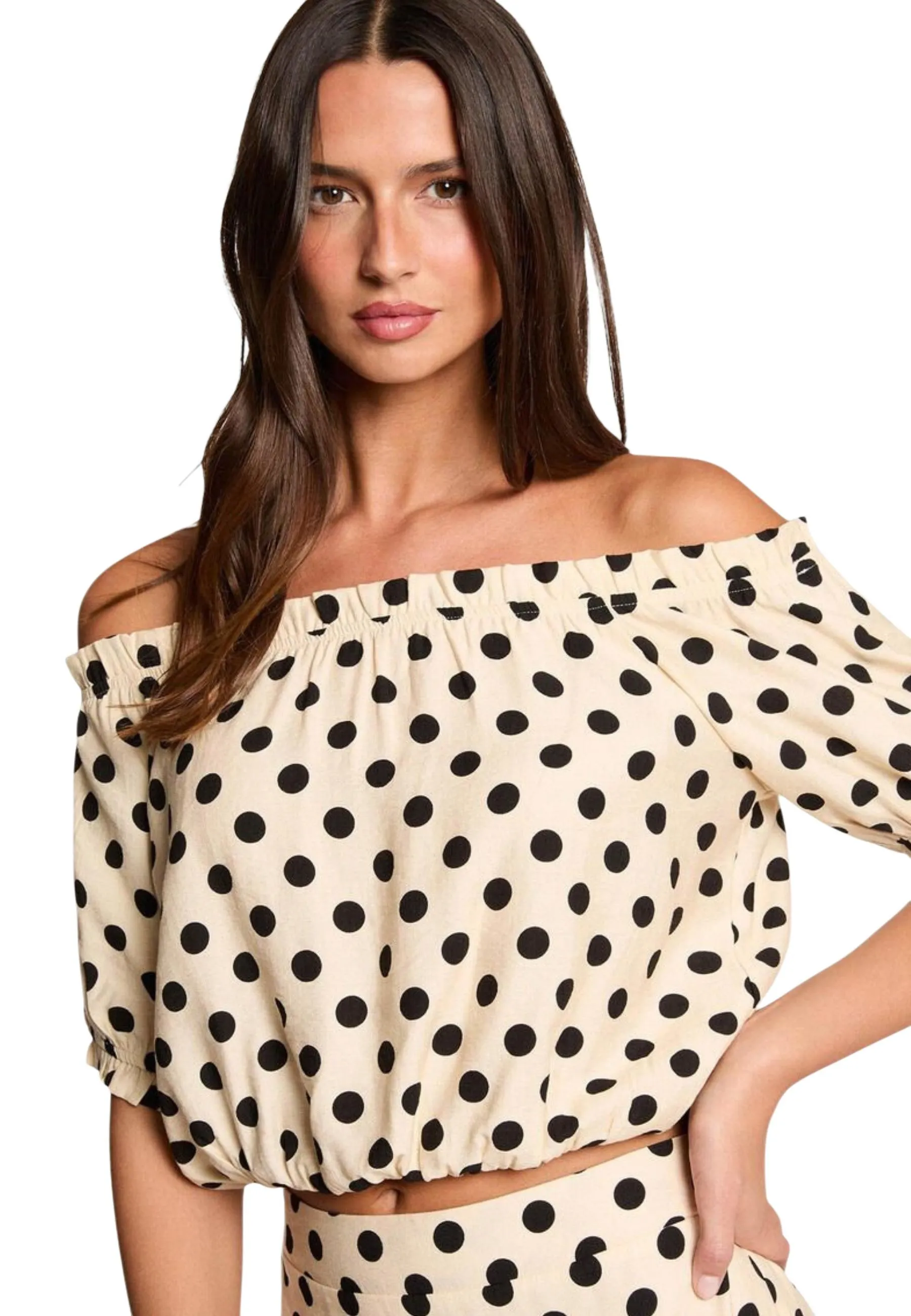 Damen Bluse Beige 516570