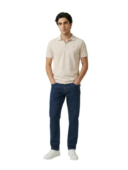 Calvin Klein Jeans Herren Polo Beige | online kaufen