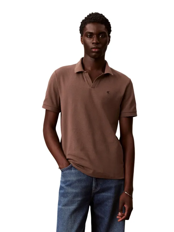 Calvin Klein Jeans Herren Polo Braun | online kaufen
