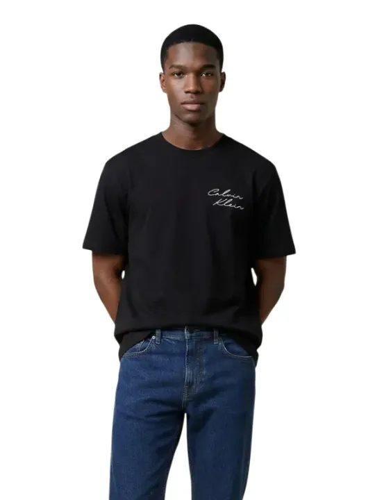 Calvin Klein Jeans Herren T-Shirt Schwarz | online kaufen