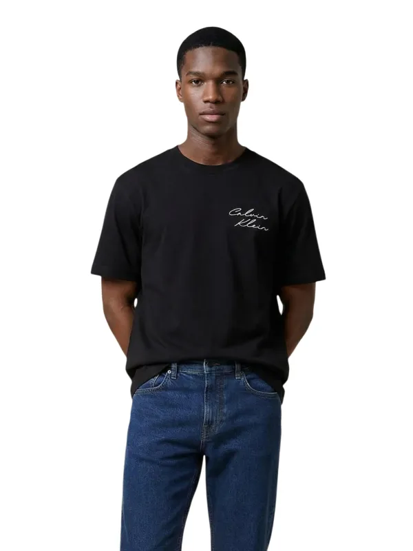 Calvin Klein Jeans Herren T-Shirt Schwarz | online kaufen
