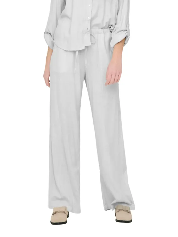 Jacqueline De Yong Damen Hose Weiß | online kaufen