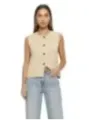 Jacqueline De Yong Damen Weste Beige | online kaufen