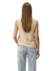 Jacqueline De Yong Damen Weste Beige | online kaufen
