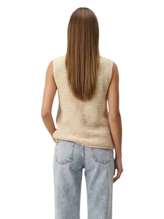 Jacqueline De Yong Damen Weste Beige | online kaufen