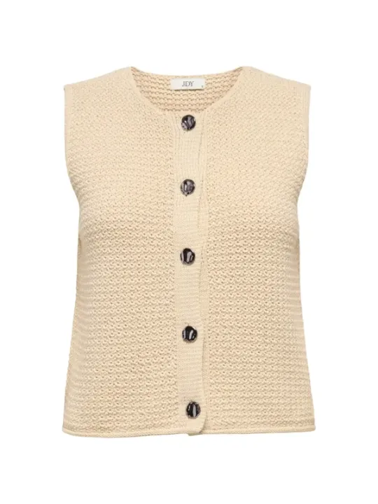 Jacqueline De Yong Damen Weste Beige | online kaufen
