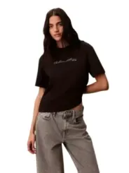 Mieten Sie Calvin Klein Damen T-Shirt Schwarz bei Flex-Fashion