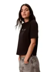 Mieten Sie Calvin Klein Damen T-Shirt Schwarz bei Flex-Fashion