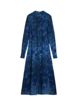 Desigual Damen Kleid Blau mieten – Flex-Fashion Verleih-Shop