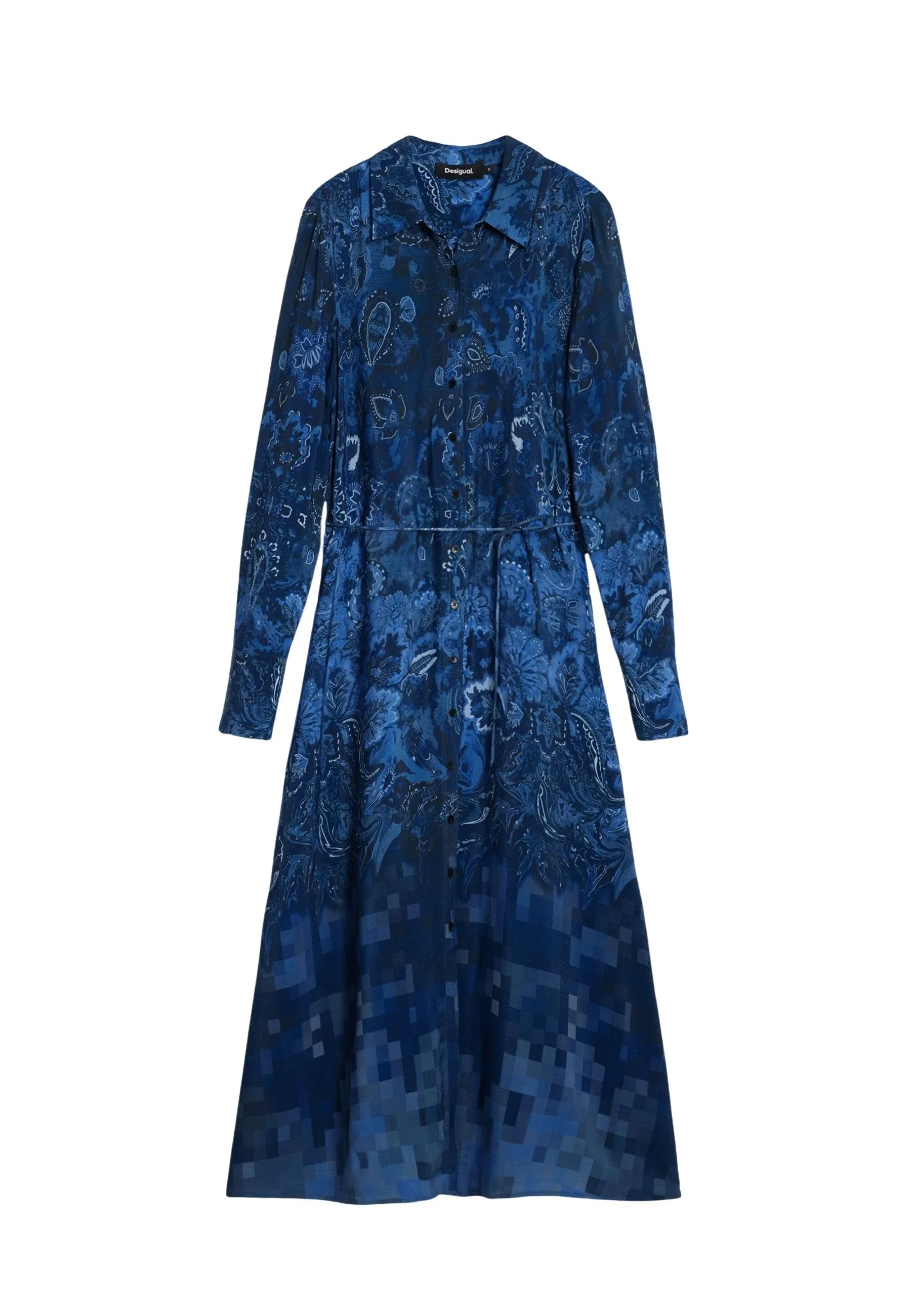 Desigual Damen Kleid Blau 515448