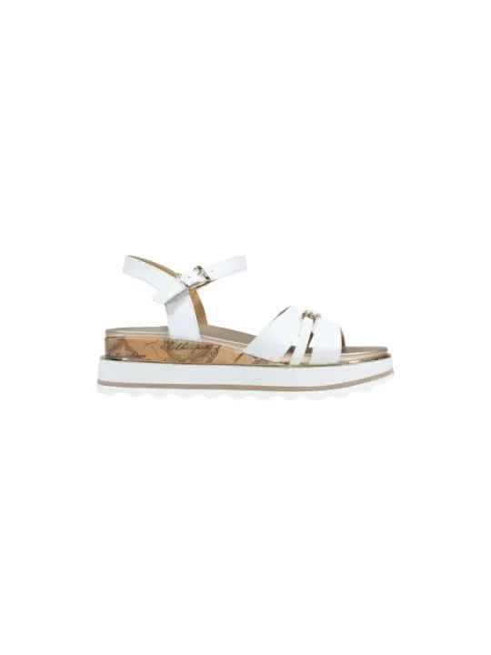 Alviero Martini Prima Classe Damen Sandale Weiß