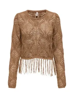 Only Damenpullover Kamelhaarfarben mieten - Flex-Fashion Verleih