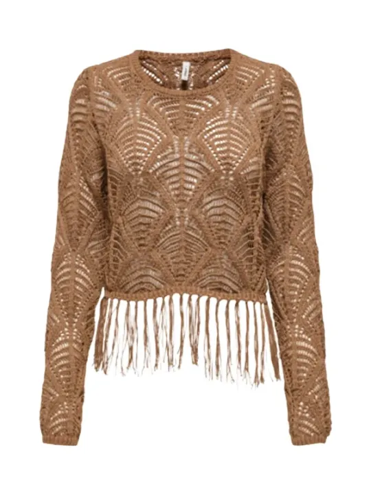 Only Damen Pullover Kamelhaarfarben | online kaufen