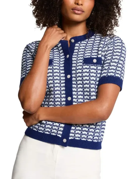 Morgan De Toi Damen Cardigan Blau | online kaufen