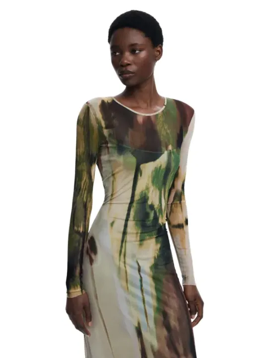 Desigual Damen Kleid Grün | online kaufen