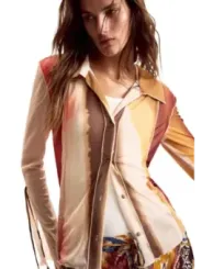 Desigual Damen Hemd Beige | online kaufen