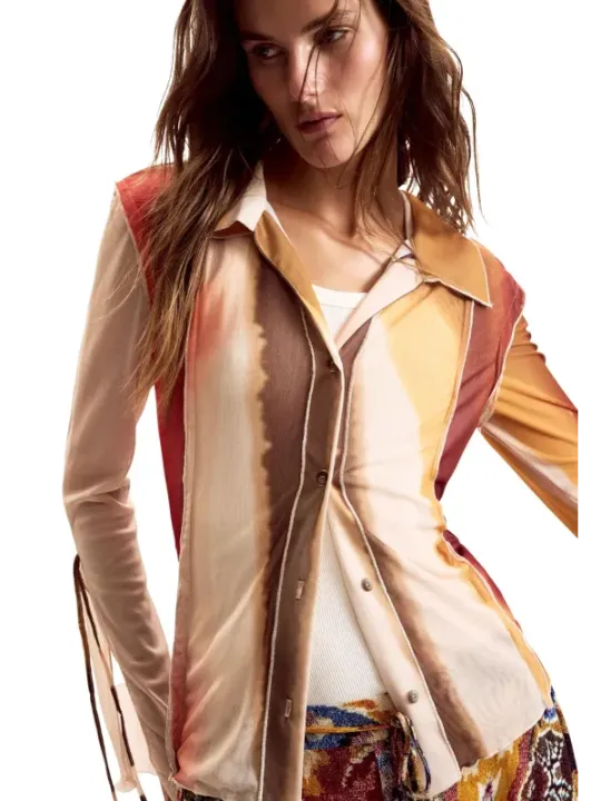 Desigual Damen Hemd Beige | online kaufen