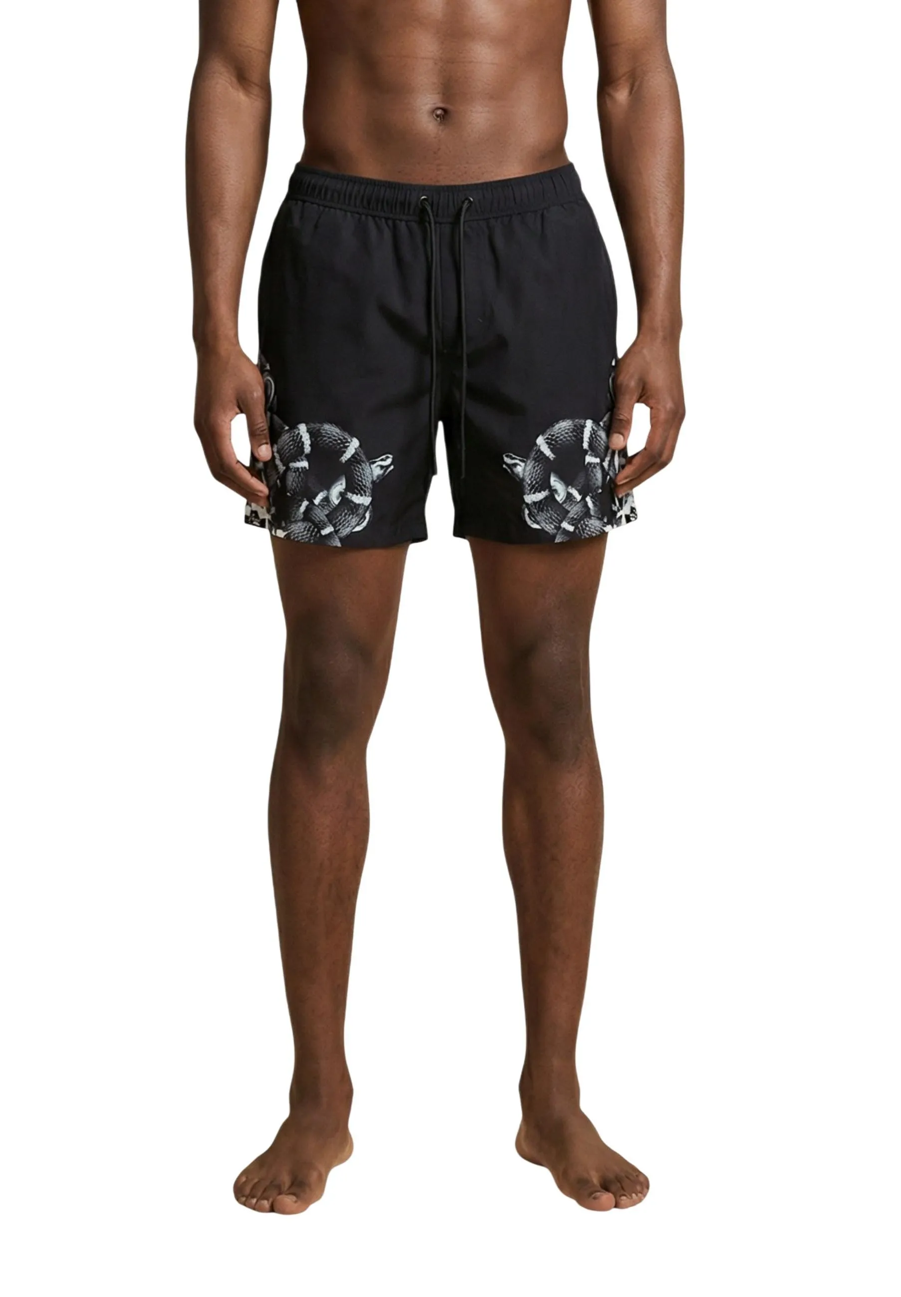 Herren Badehose Schwarz 516252