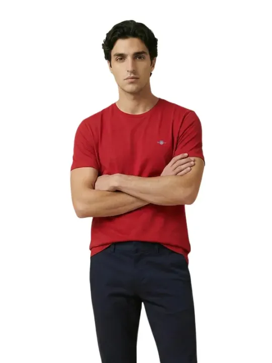 GANT Herren T-Shirt Rot | online kaufen