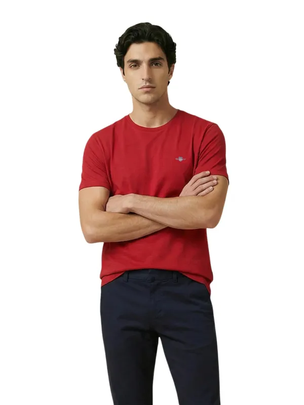GANT Herren T-Shirt Rot | online kaufen