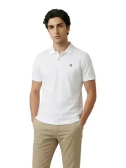 GANT Herren Polo Weiß mieten – Flex-Fashion Verleih-Shop