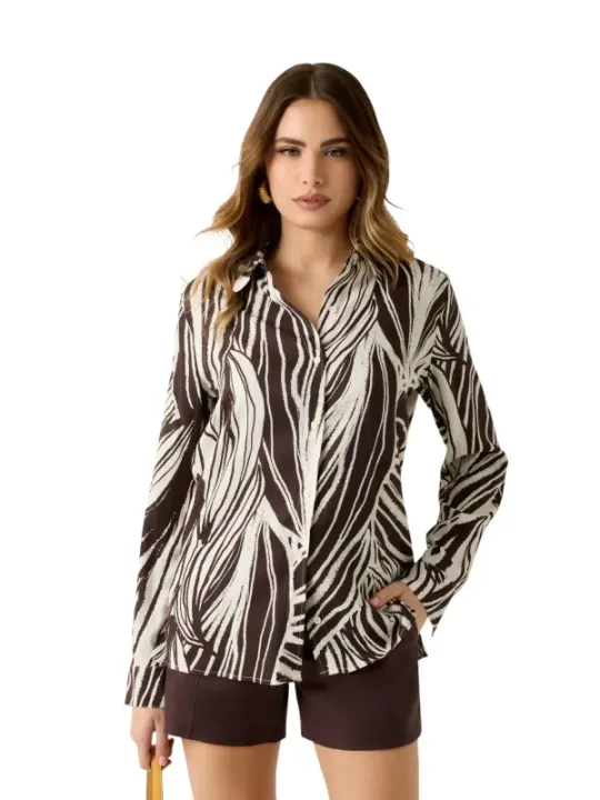 Guess Damen Hemd Braun | online kaufen