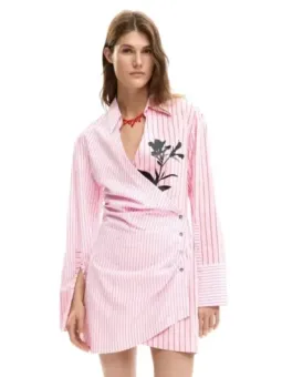 Desigual Damen Kleid Rosa | online kaufen