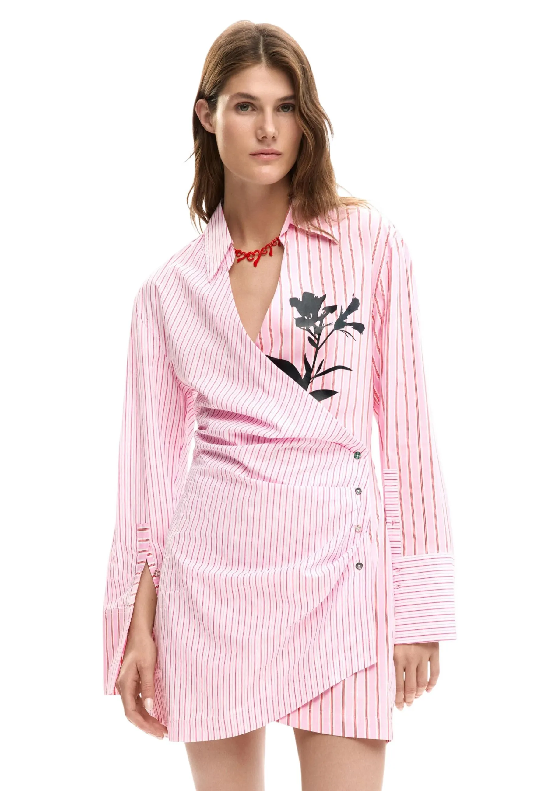 Desigual Damen Kleid Rosa 514697