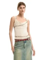 Desigual Damen Top Beige | online kaufen