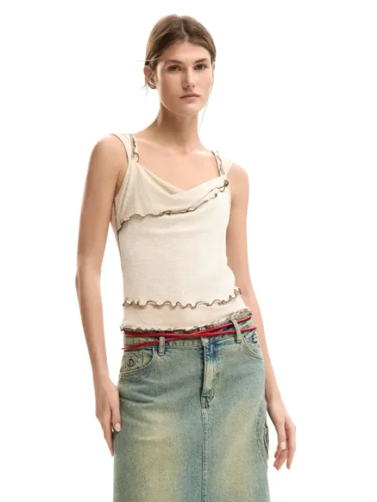 Desigual Damen Top Beige | online kaufen