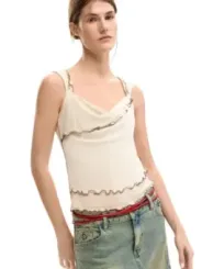 Desigual Damen Top Beige | online kaufen