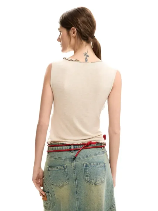 Desigual Damen Top Beige | online kaufen