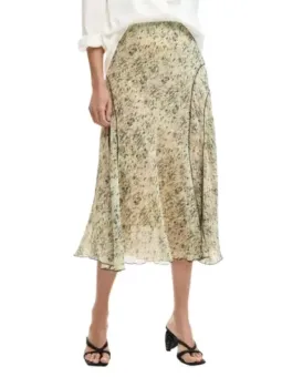 Desigual Damenrock Beige mieten – Flex-Fashion Verleih-Shop