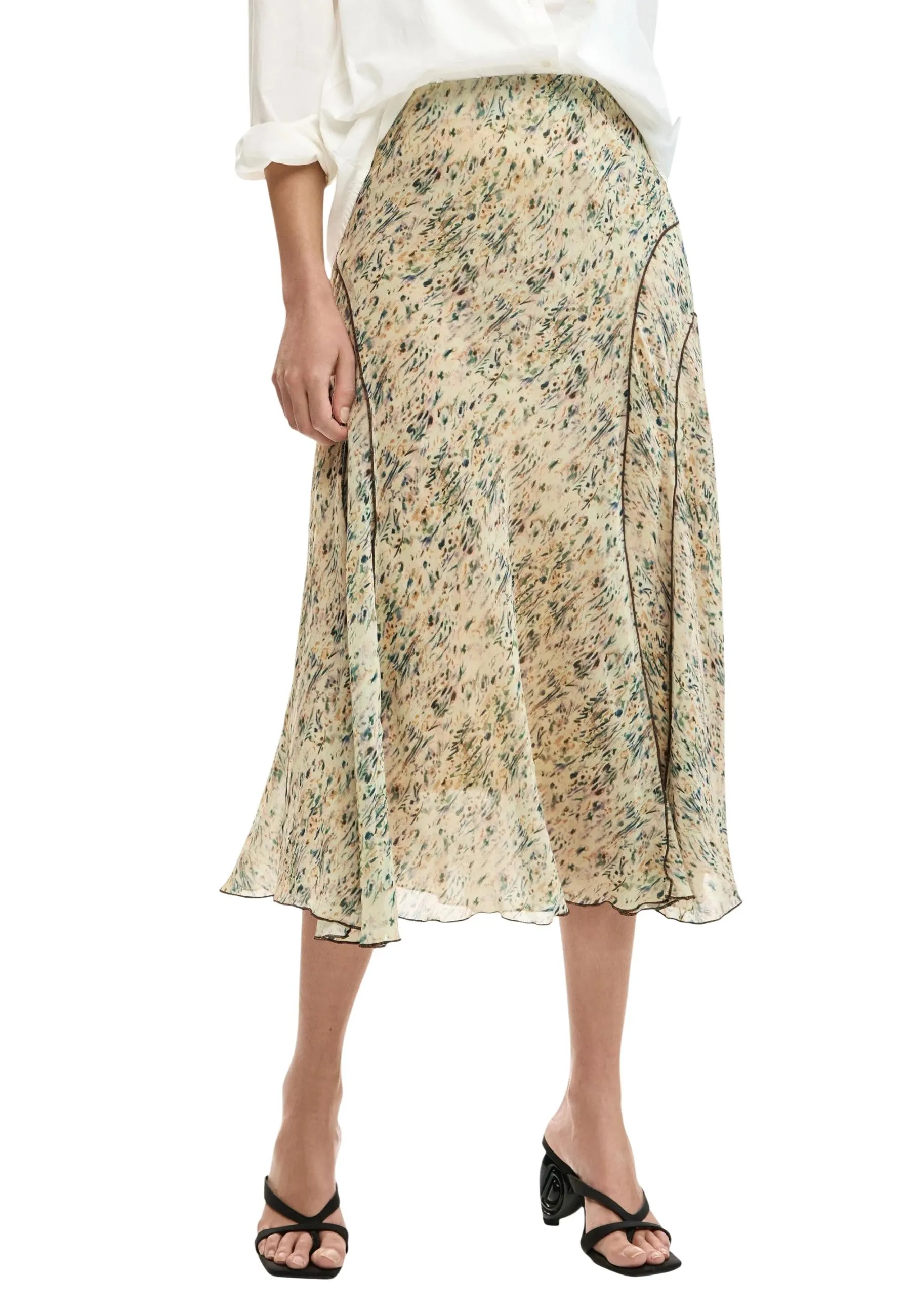 Desigual Damen Rock Beige 514684
