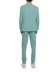 Leichter grüner Herrenanzug, schlank geschnitten